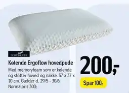 Føtex Kølende Ergoflow hovedpude tilbud
