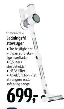Føtex Ledningsfri støvsuger tilbud