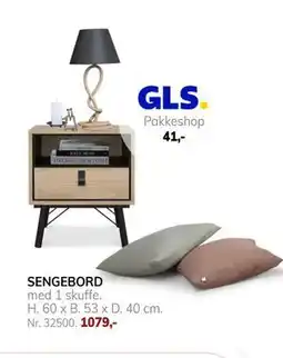 Daells Bolighus SENGEBORD tilbud