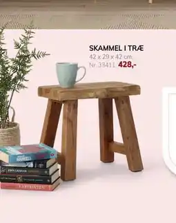 Daells Bolighus SKAMMEL I TRÆ tilbud