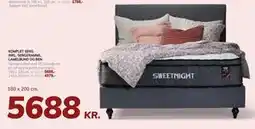 Daells Bolighus KOMPLET SENG INKL. SENGERAMME, LAMELBUND OG BEN tilbud