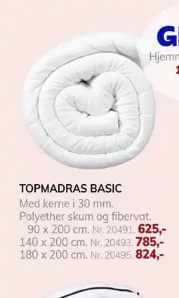 Daells Bolighus TOPMADRAS BASIC tilbud