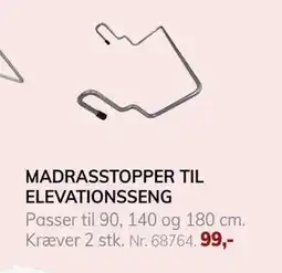 Daells Bolighus MADRASSTOPPER TIL ELEVATIONSSENG tilbud