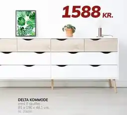 Daells Bolighus DELTA KOMMODE tilbud