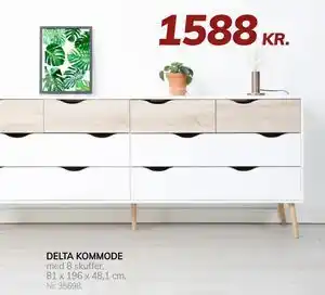 Daells Bolighus DELTA KOMMODE tilbud