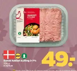 Netto Dansk hakket kylling 3-7% tilbud