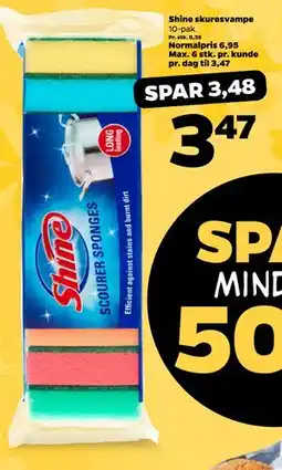 Netto Shine skuresvampe tilbud