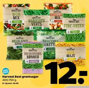 Netto Harvest Best grøntsager tilbud