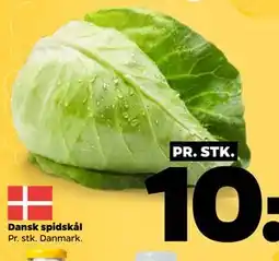 Netto Dansk spidskål tilbud