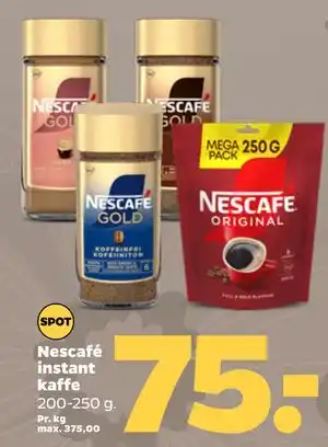 Nescafé instant kaffe