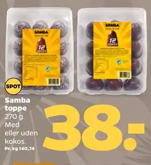 Netto Samba toppe tilbud