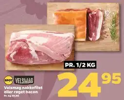 Netto Velsmag nakkefilet eller røget bacon tilbud