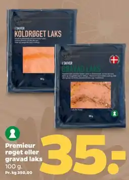 Netto Premieur røget eller gravad laks tilbud