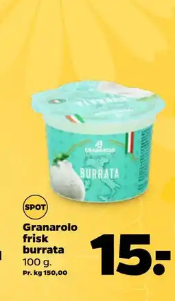 Netto Granarolo frisk burrata tilbud