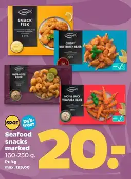 Netto Seafood snacks marked tilbud