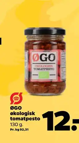 Netto ØGO økologisk tomatpesto tilbud