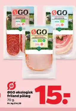 Netto ØGO økologisk friland pålæg tilbud