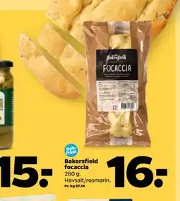 Netto Bakersfield focaccia tilbud