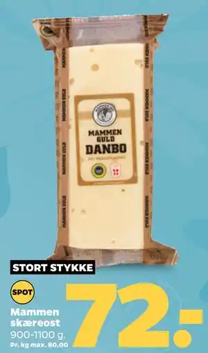 Netto Mammen skæreost tilbud