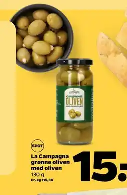 Netto La Campagna grønne oliven med oliven tilbud