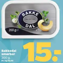 Netto Bakkedal smørbar tilbud