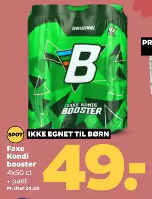Netto Faxe Kondi booster tilbud