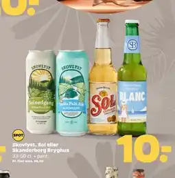 Netto Skovlyst, Sol eller Skanderborg Bryghus tilbud