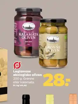 Netto Løgismose økologiske oliven tilbud