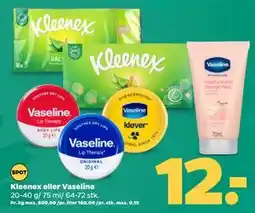 Netto Kleenex eller Vaseline tilbud