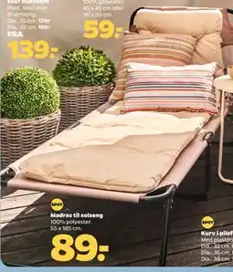 Netto Madras til solseng tilbud
