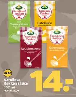 Netto Karolines Køkken sauce tilbud