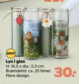 Netto Lys i glas tilbud