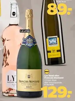 Netto Lyv Rosé eller Francois Montand tilbud