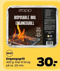 Netto Engangsgrill tilbud