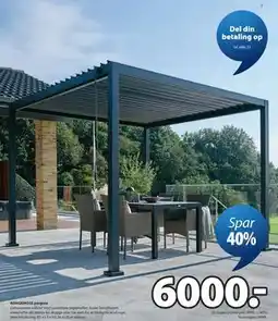 JYSK KONGEMOSE pergola tilbud