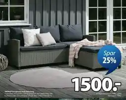 JYSK ONDRUP loungesofa med chaiselong tilbud
