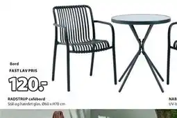 JYSK RADSTRUP cafébord tilbud