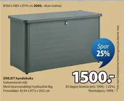 JYSK DREJET hyndeboks tilbud