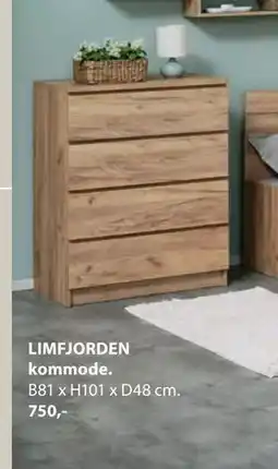 JYSK LIMFJORDEN kommode tilbud