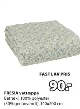 JYSK FRESIA vattæppe tilbud