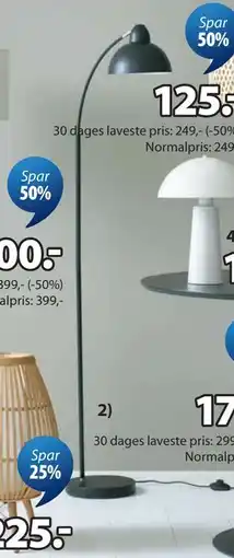JYSK HUGO gulvlampe tilbud