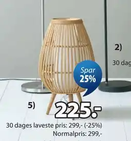 JYSK DANI gulvlampe tilbud