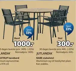 JYSK NABE stabelstol tilbud