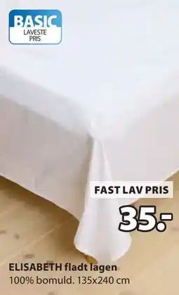 JYSK ELISABETH fladt lagen tilbud