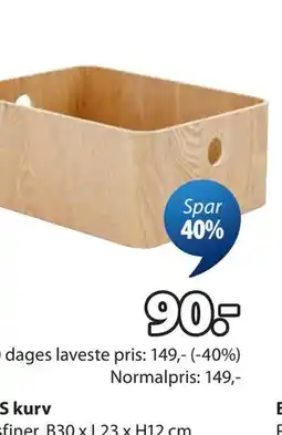 JYSK VITUS kurv tilbud