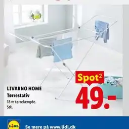 Lidl LIVARNO HOME Tørrestativ tilbud