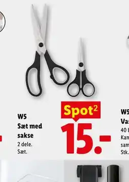 Lidl W5 Sæt med sakse tilbud