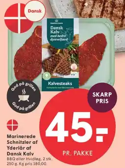SPAR Marinerede schnitzler / Kalvesteaks tilbud