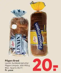 SPAR Pågen Brød tilbud