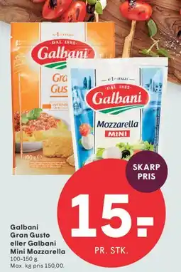 SPAR Galbani Gran Gusto / Mini Mozzarella tilbud